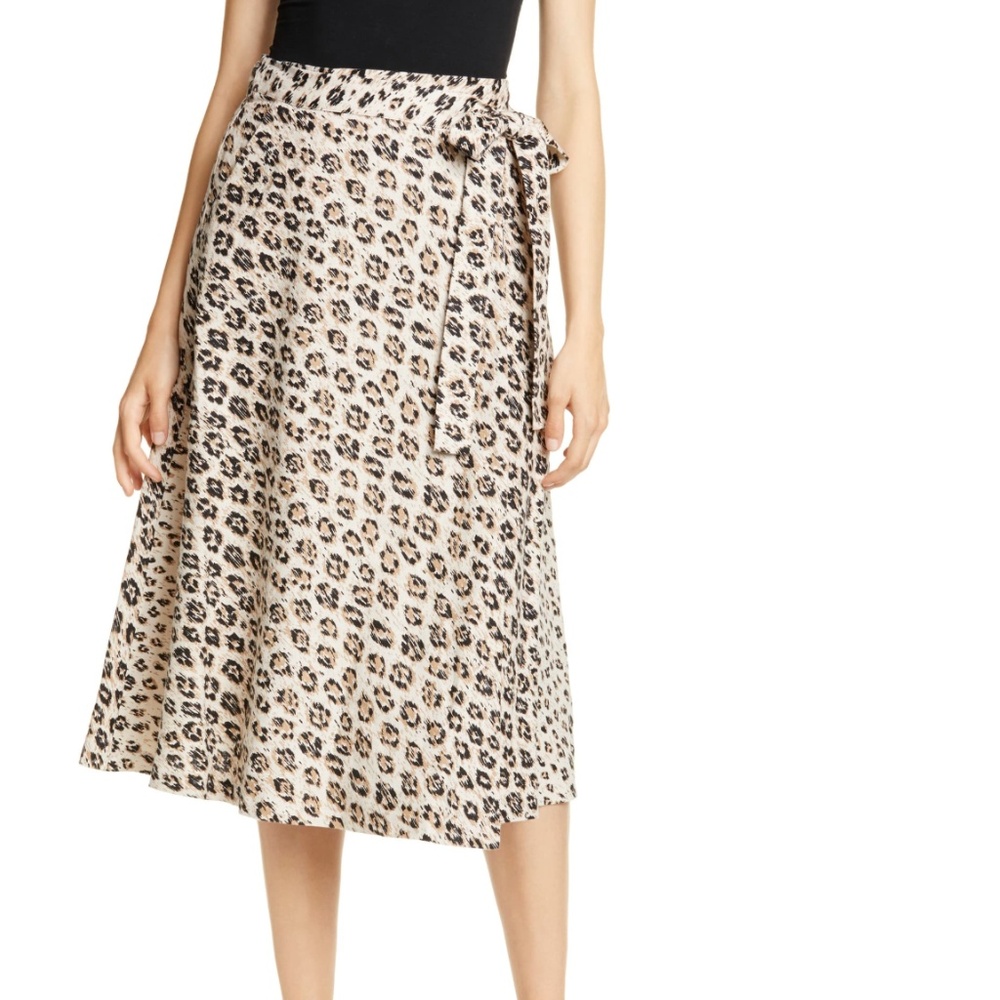 NWT - Joie Collen Linen A-Line Skirt